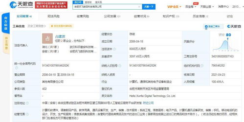 訊飛數(shù)碼關(guān)聯(lián)公司注冊資本大幅提升至8000萬，加速計(jì)算機(jī)軟件開發(fā)業(yè)務(wù)布局